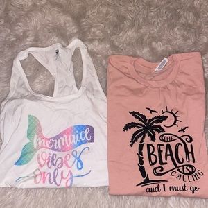Beach vacation shirts